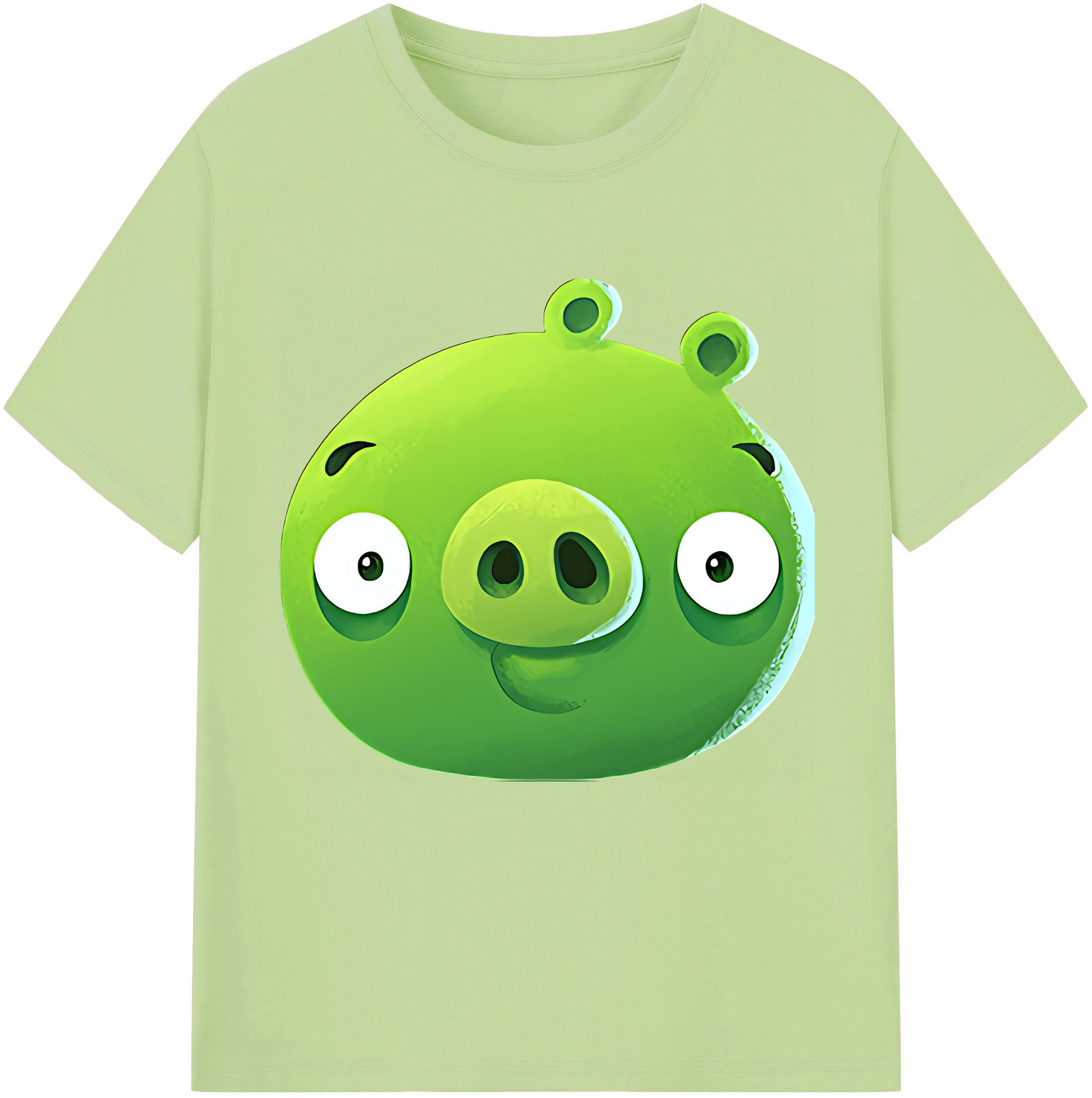 （画像用） Angry Birds アングリーバード 綿100％半袖Tシャツ（フロントプリント）